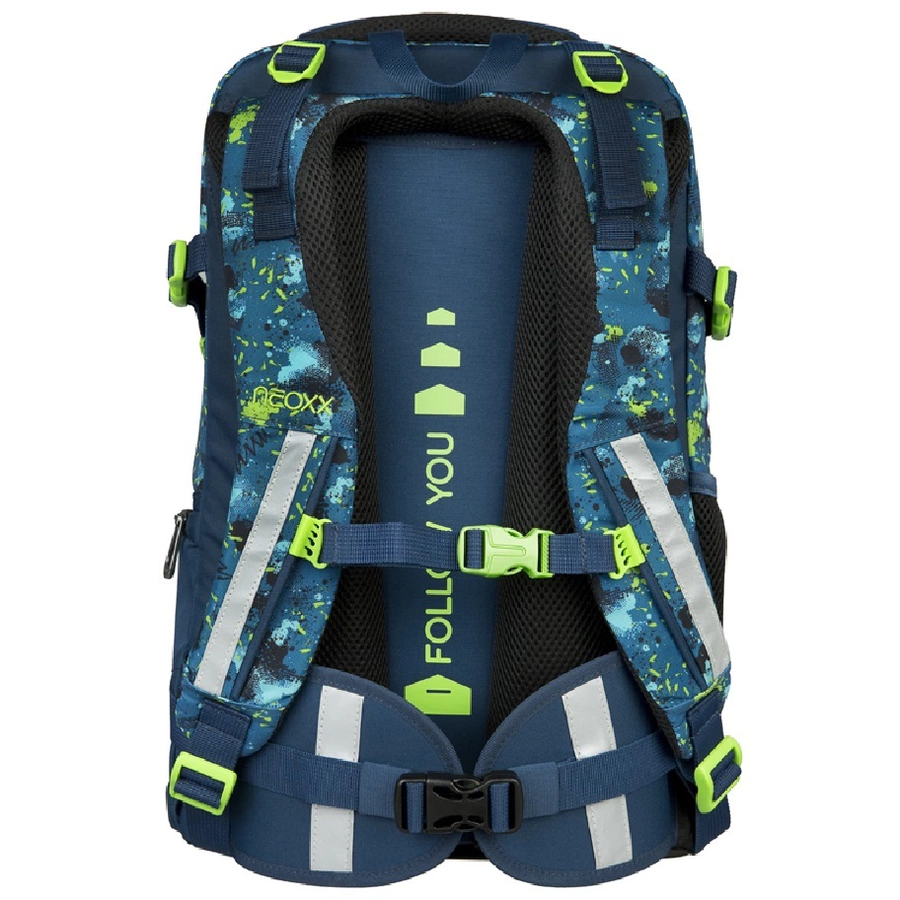 neoxx Active Schulrucksack Petrol Extreme
