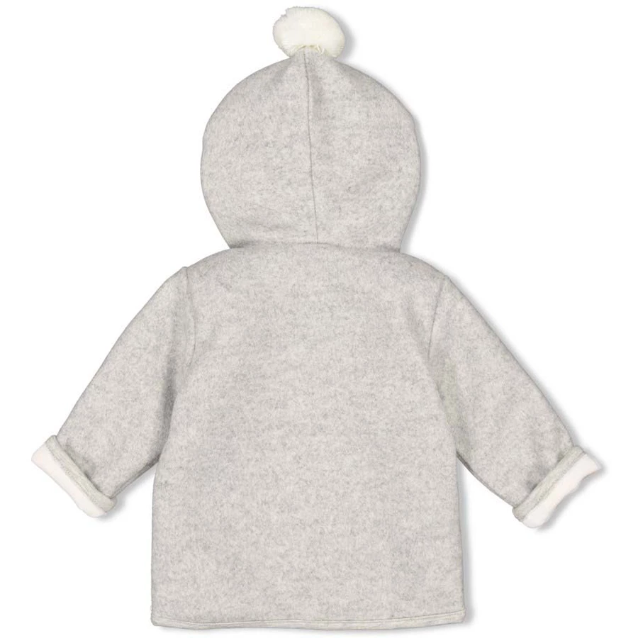 Feetje Filzjacke Sparkle Grau Melange