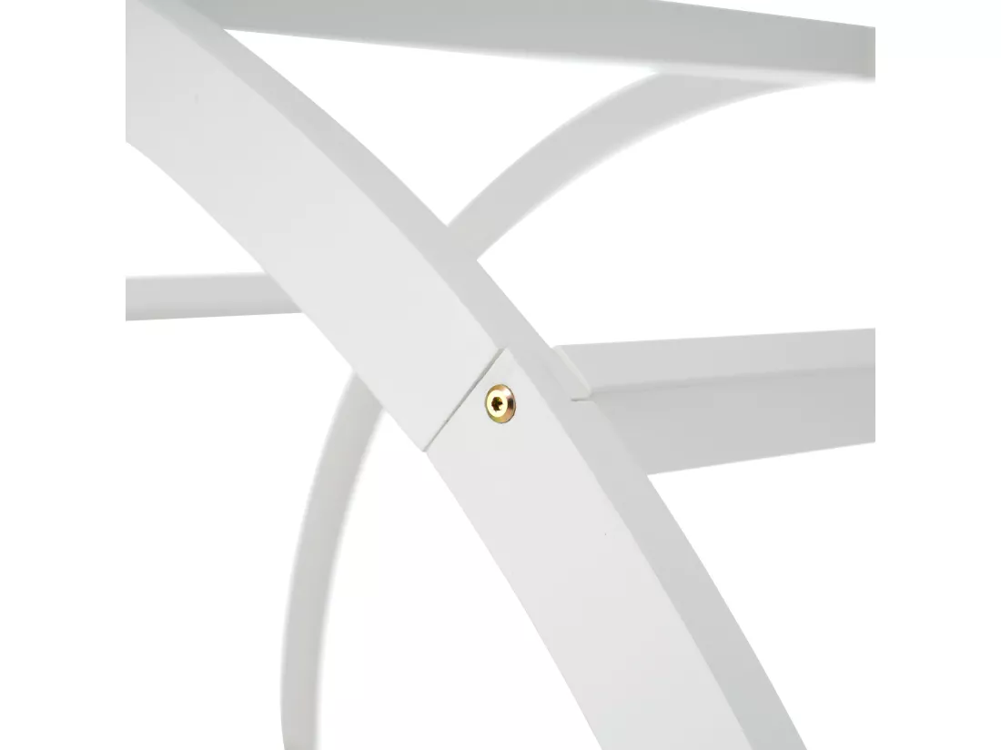 Lit gigogne 140x100/200cm en bois massif - avec tête en velours et sommier à lattes - Rose & Blanc