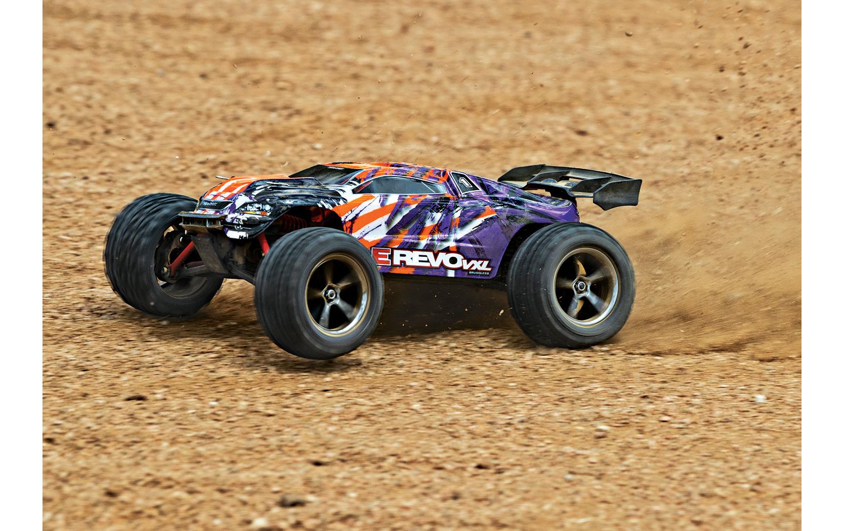 Truggy E-Revo VXL 4WD Violett, RTR, 1:16<br>Brushless Offroad Modell im Massstab 1:16
