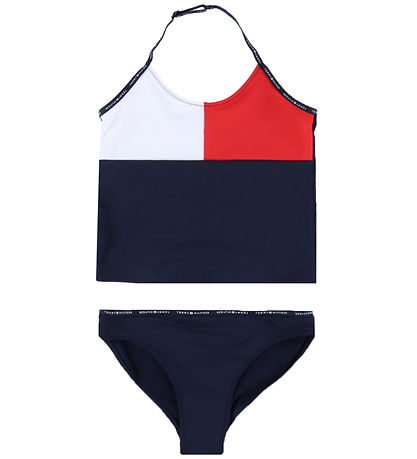 Tommy Hilfiger Bikini - Desert Sky m. Weiß/Rot