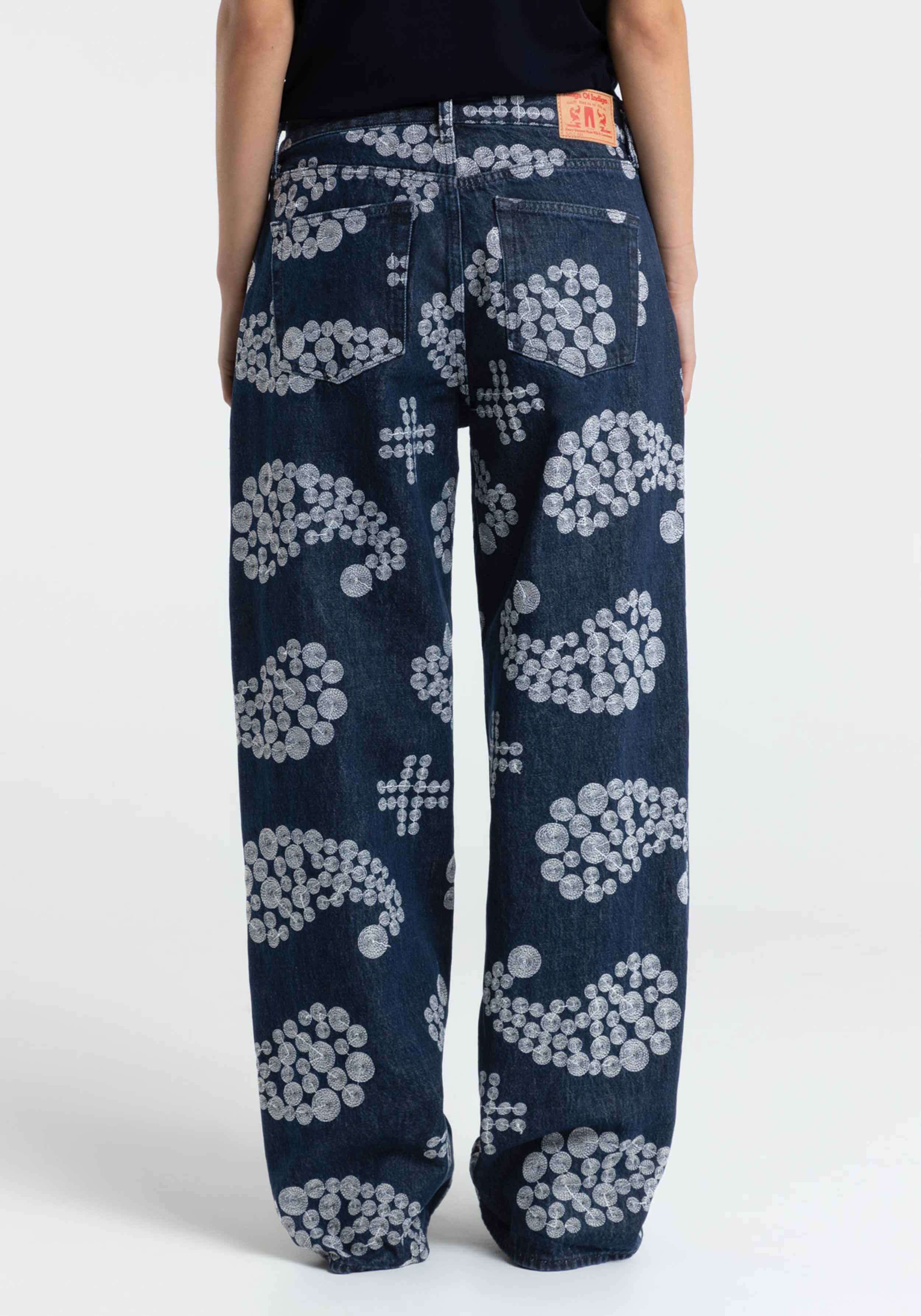 Kings Of Indigo Jeans Joan Embroidery Denim