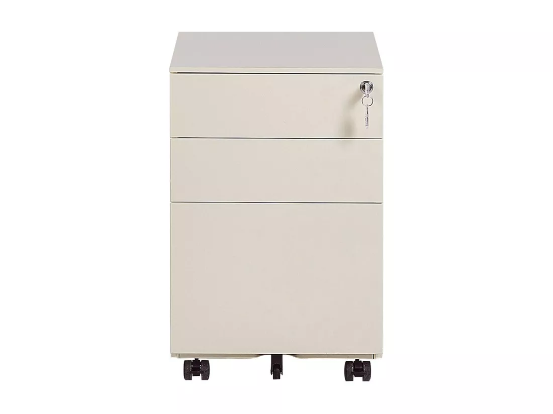 Meuble de rangement CAMI Métal Beige clair