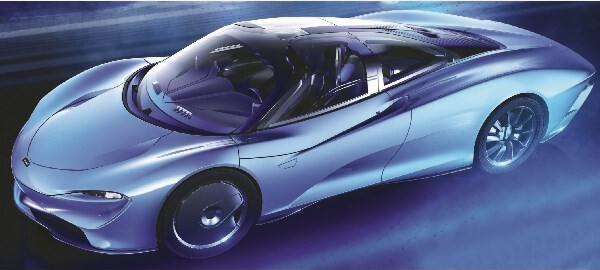 Airfix - Quickbuild - Mclaren Speedtail Modelbil Byggesæt - J6052