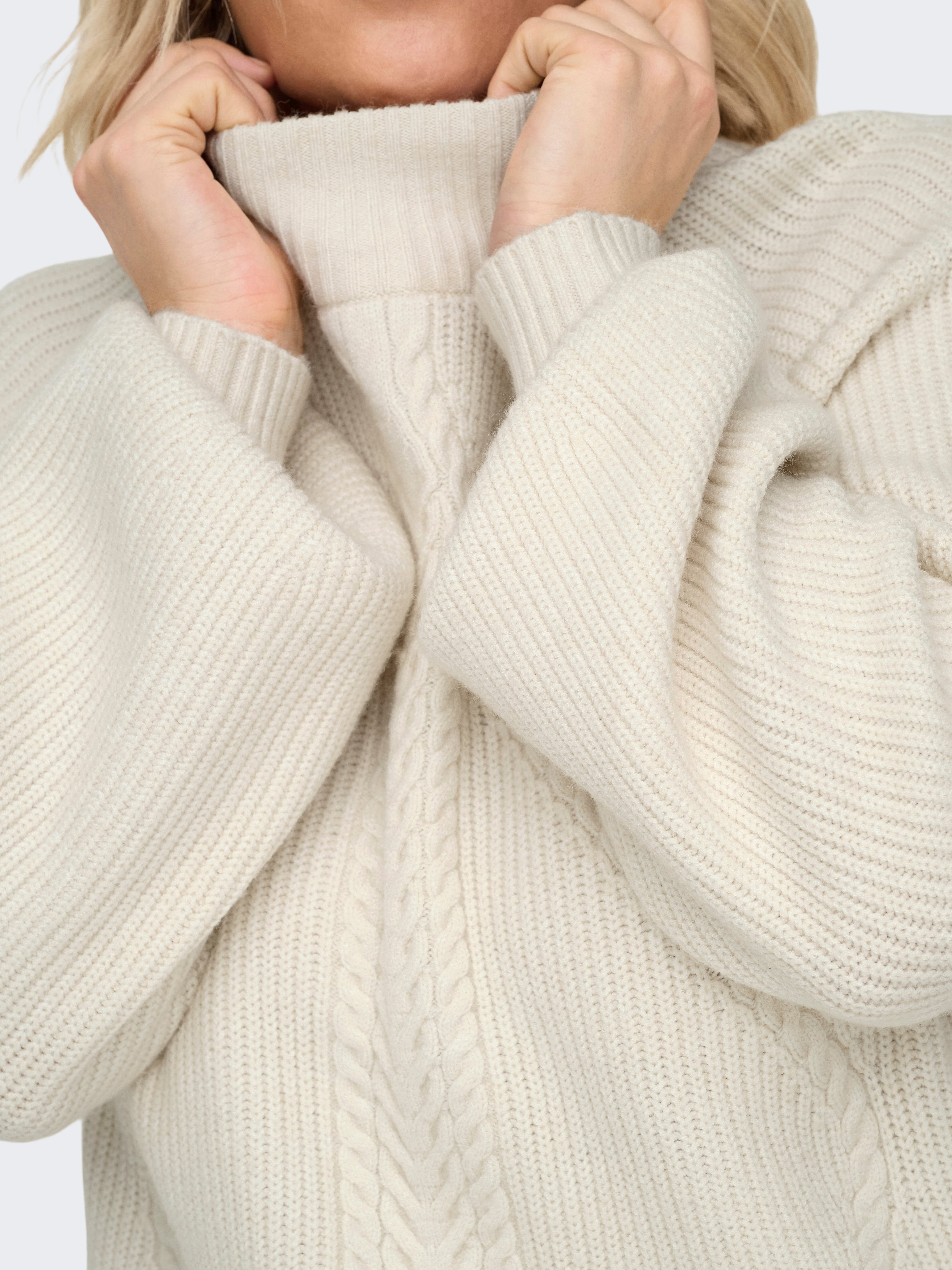 CARKATIA Strickpullover Whitecap Gray