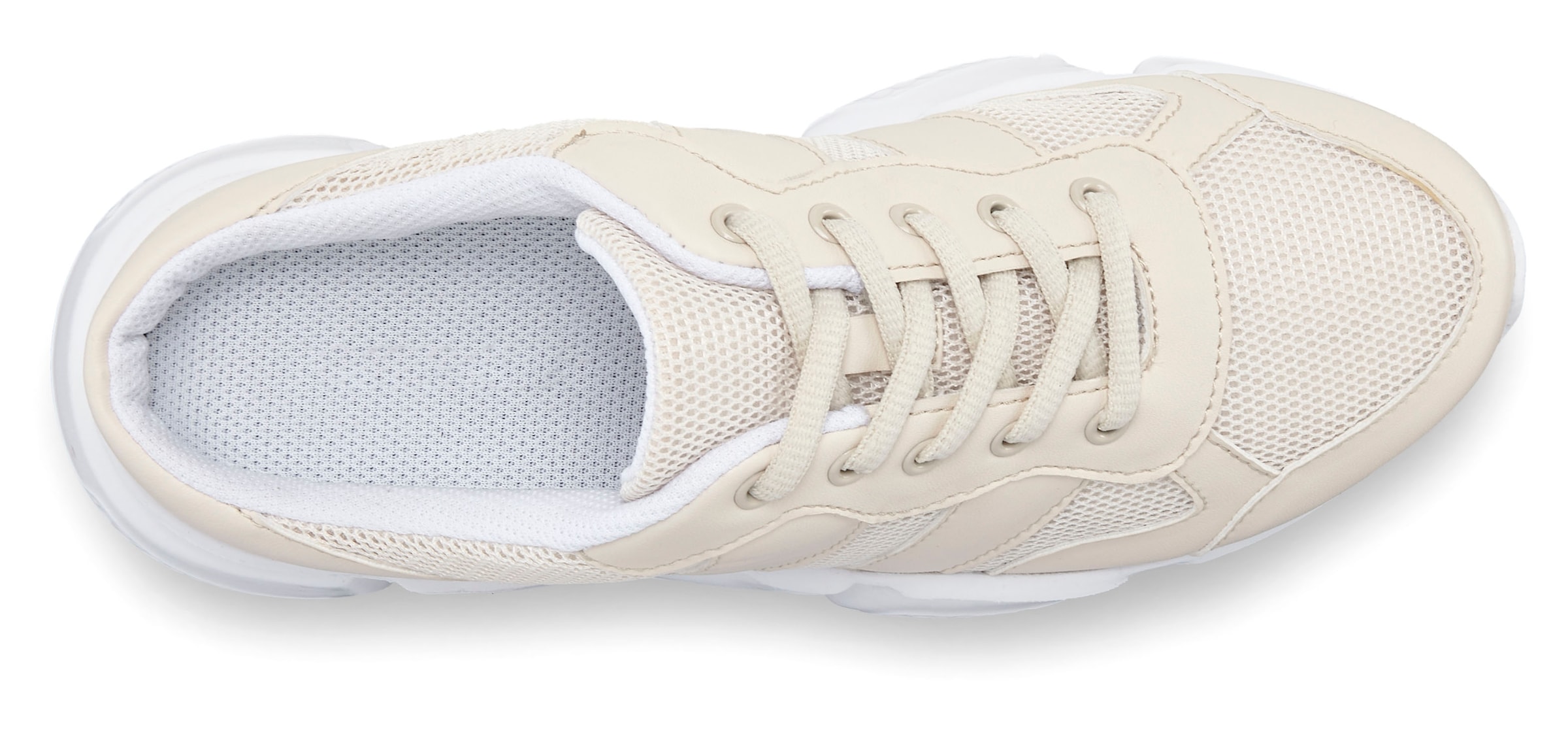LASCANA Sabot  Sneaker, Freizeitschuh, Halbschuh, aus Textil VEGAN