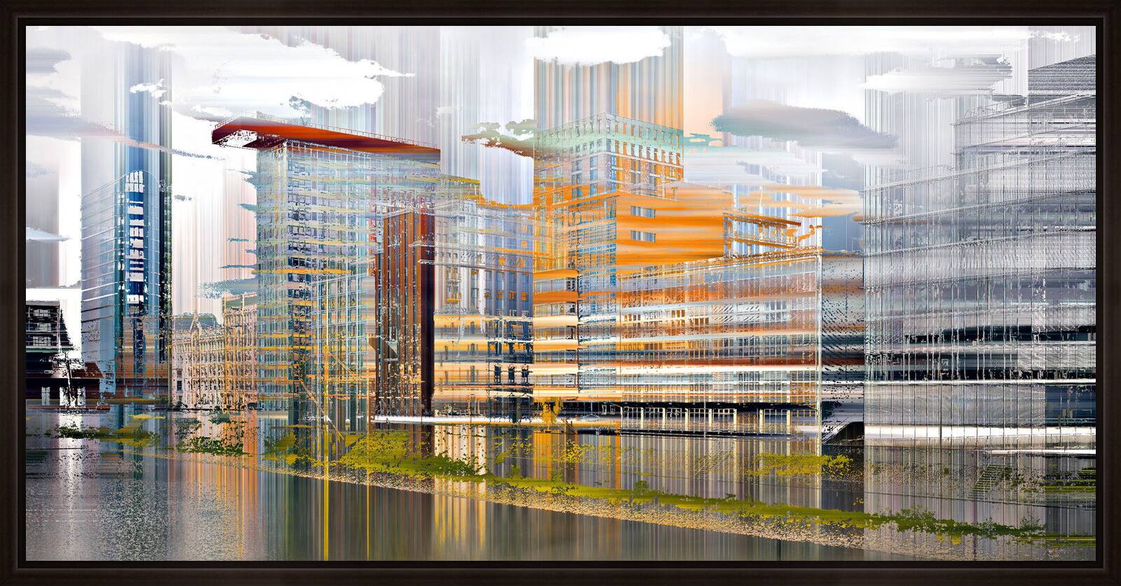 Düsseldorf Medienhafen by Sabine Wild - Limited Edition. Edition of: 150. Signed.