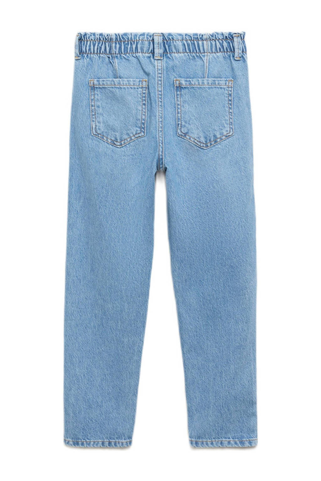 Mango Kids regular waist regular fit jeans light blue denim