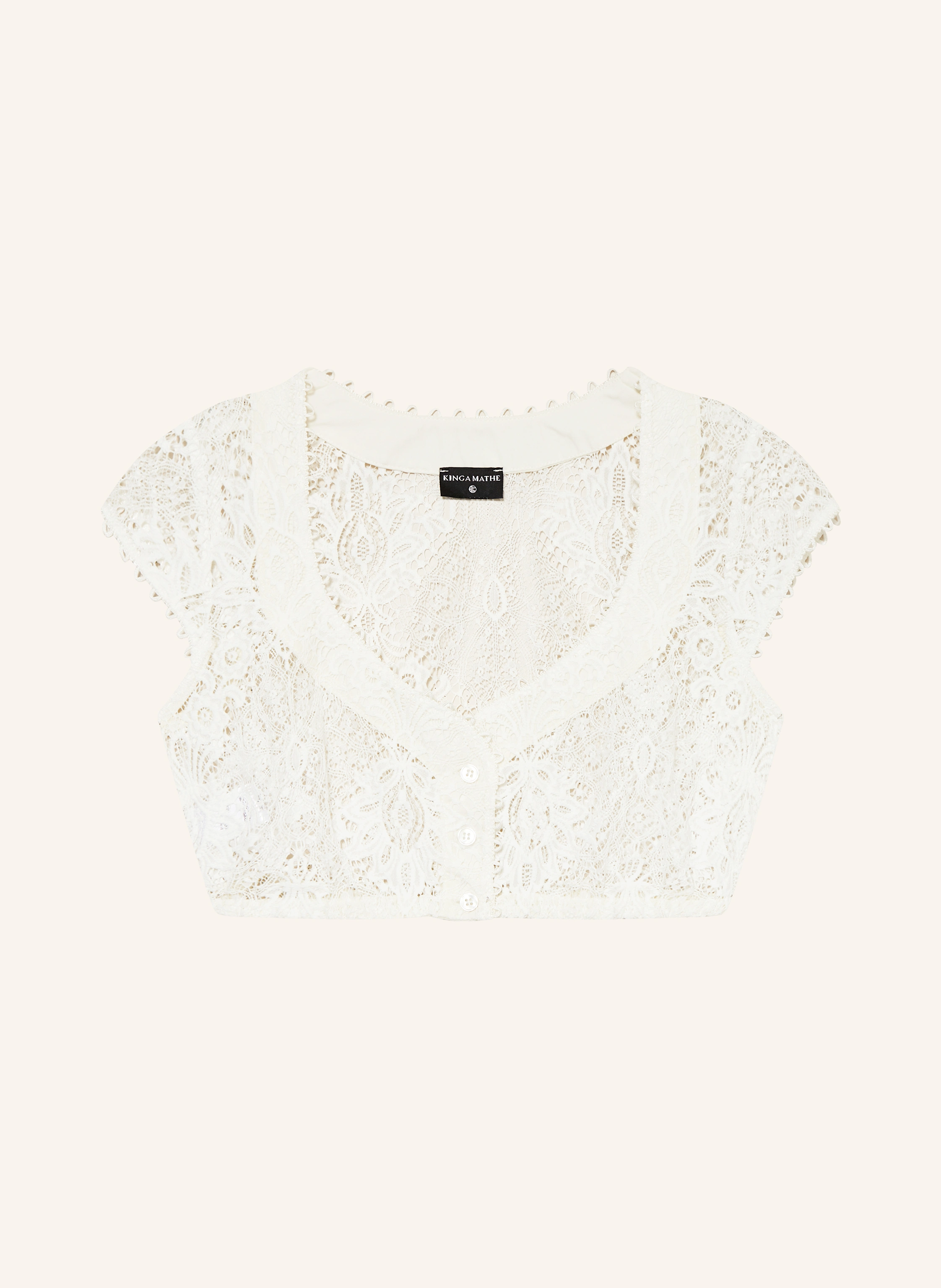 KINGA MATHE Dirndlbluse SAMTHA aus Spitze
