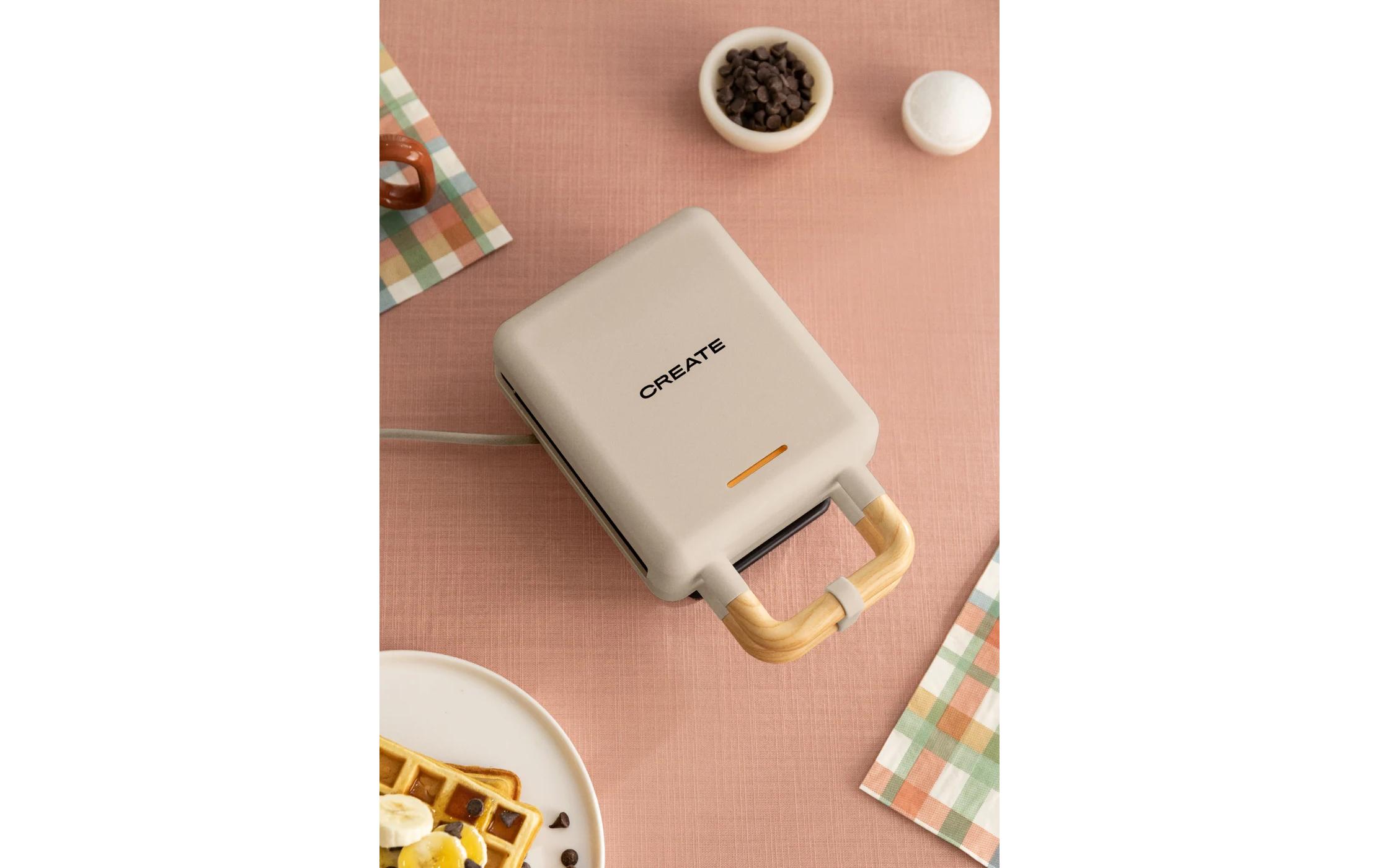 Waffeleisen Stone 2 in 1 Compact Sand2-in-1 Sandwich-Grill und Waffeleisen für vielseitigen Genuss