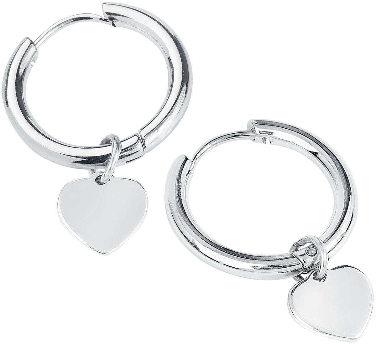 Créoles Cœur | etNox Boucles d'oreilles