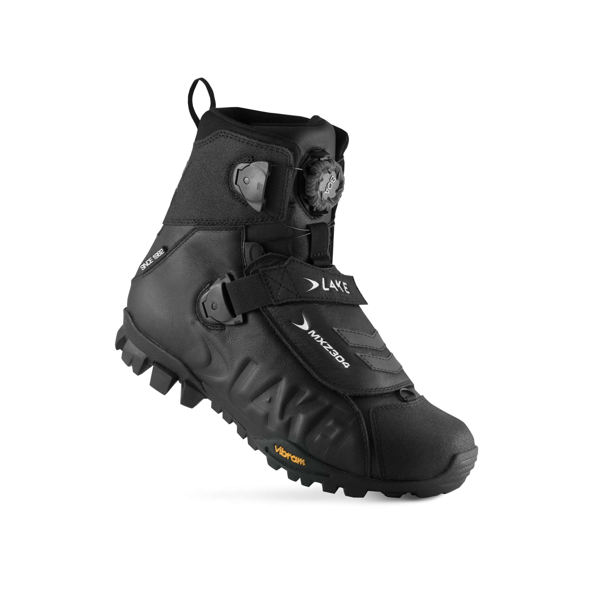 Lake MXZ304-X Wide Mountainbikeschoenen Zwart/Wit Heren