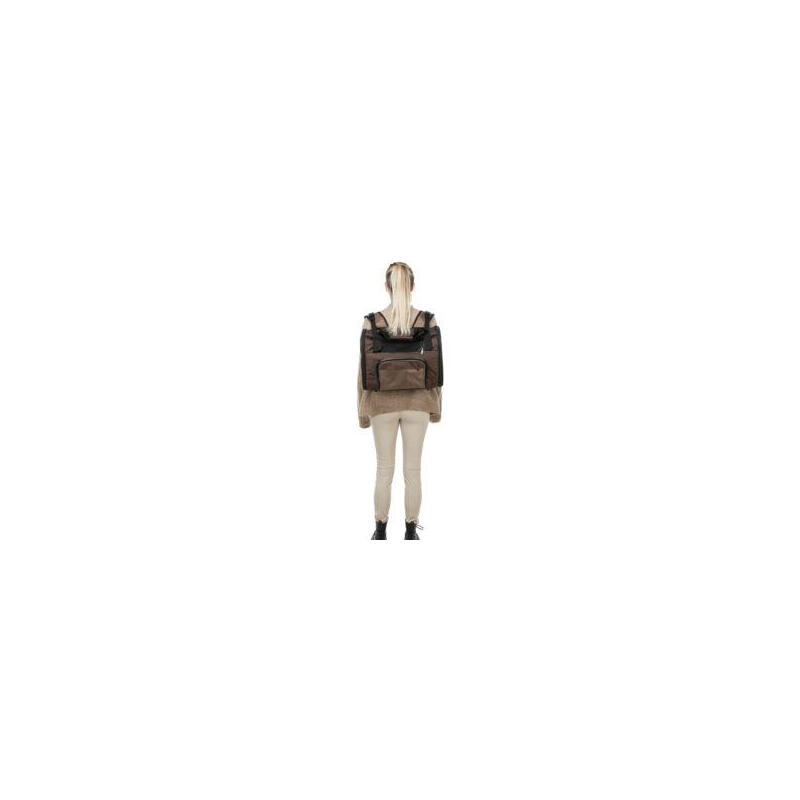 Mochila Trixie Shiva, Nylon, 41×30×21 cm, Marrom