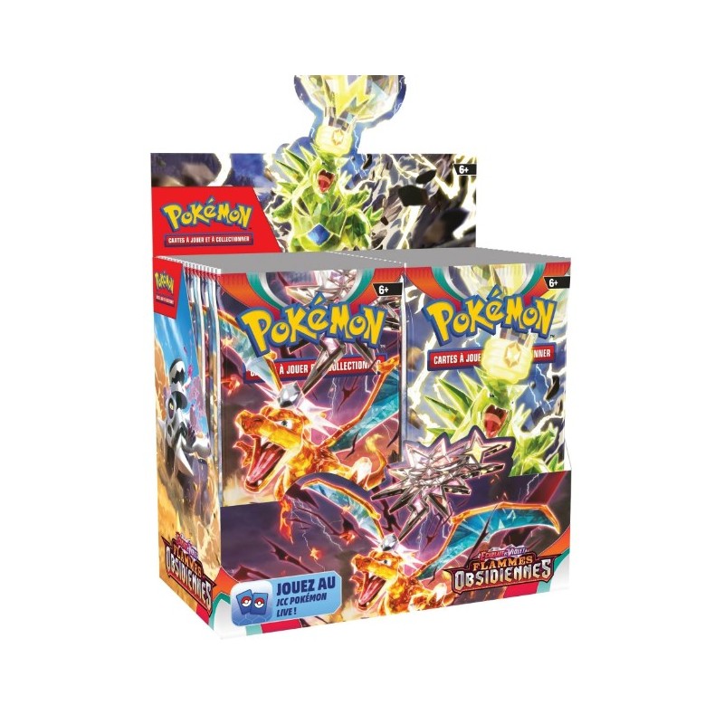 Pokémon - Displays de 36 boosters - Flammes Obsidiennes EV03