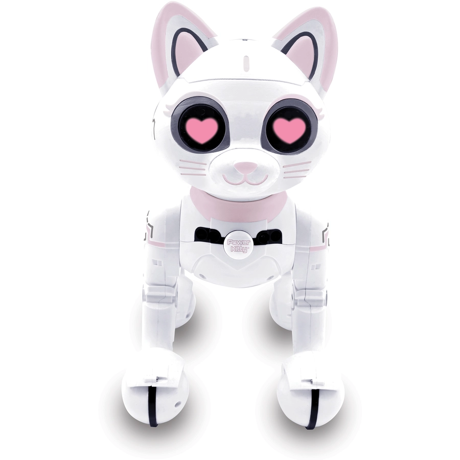 LEXIBOOK Power Kitty - Meine schlaue Roboterkatze mit Programmierfunktion, weiß