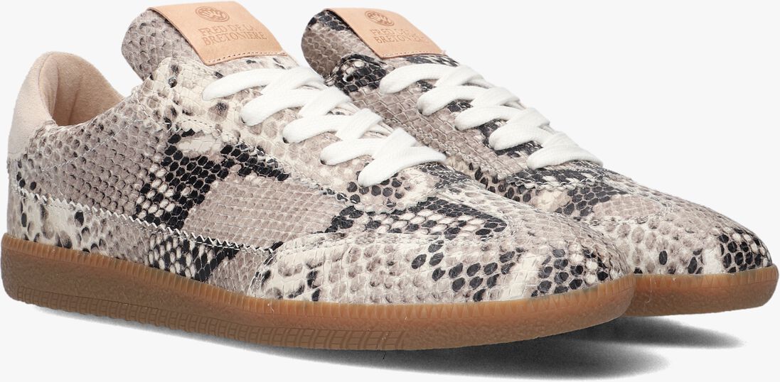 beige fred de la bretoniere lage sneakers pearl sign