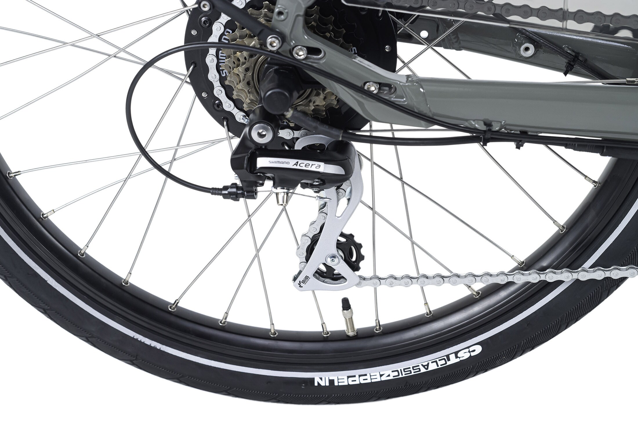 Adore Adore Cargo E-Bike Urban Deluxe grau