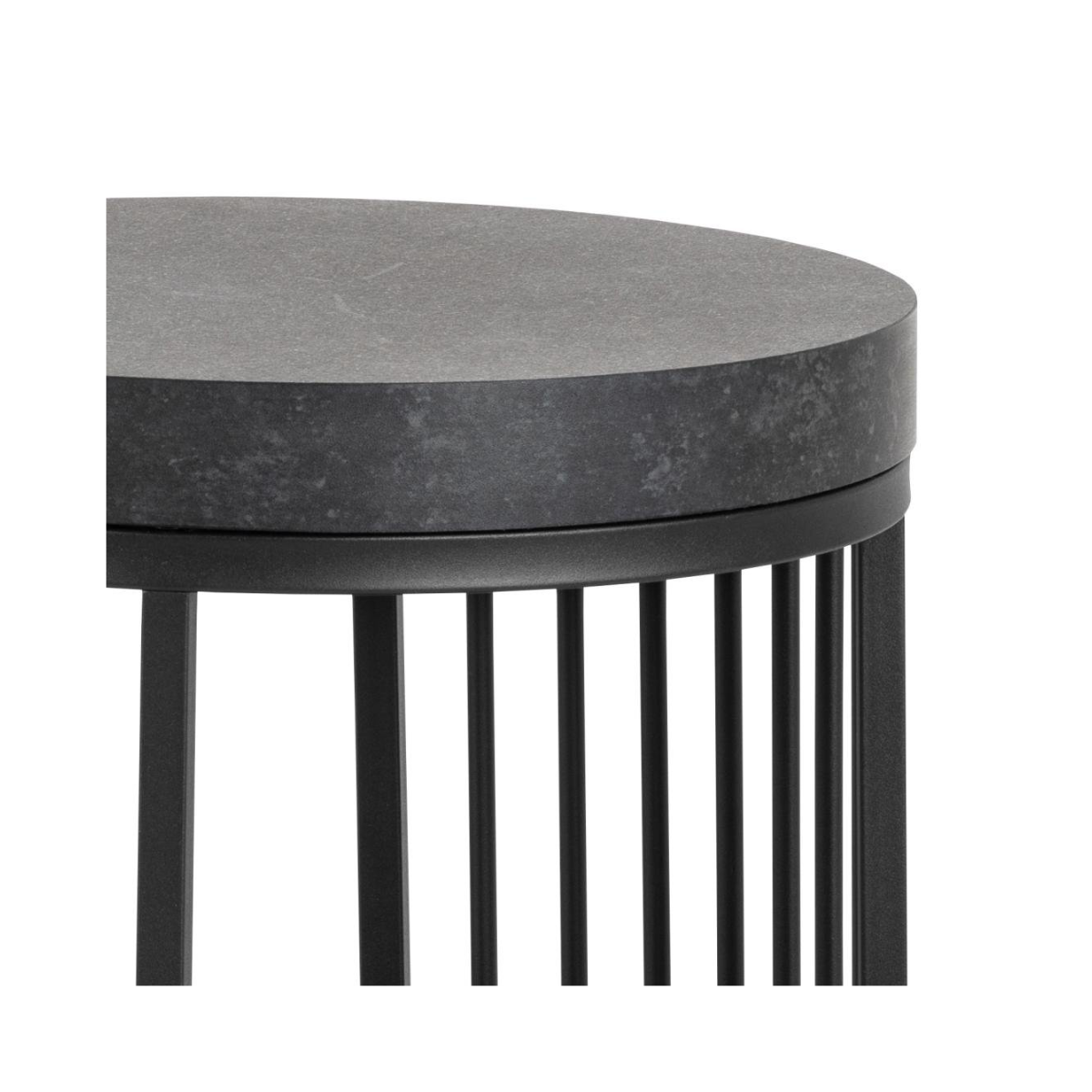 Bijzettafel Clune zwart