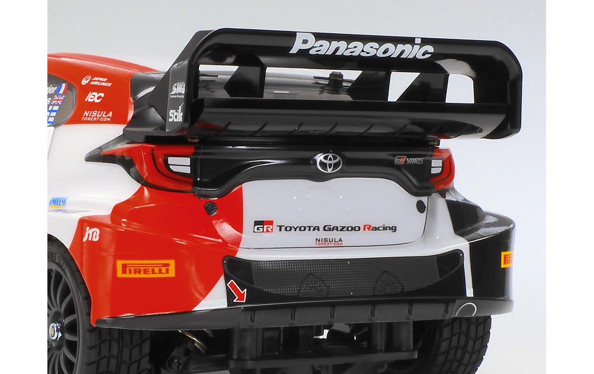 Tourenwagen Toyota GR Yaris Rally1 TT-02 Kit mit ESC, 1:10<br>Toyota GR Yaris Rally1 Hybrid On-Road Modell auf bewährtem TT02 Chassis