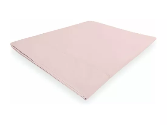 Drap plat en coton percale 240x300 cm CAMILLE rose, par songe de camille