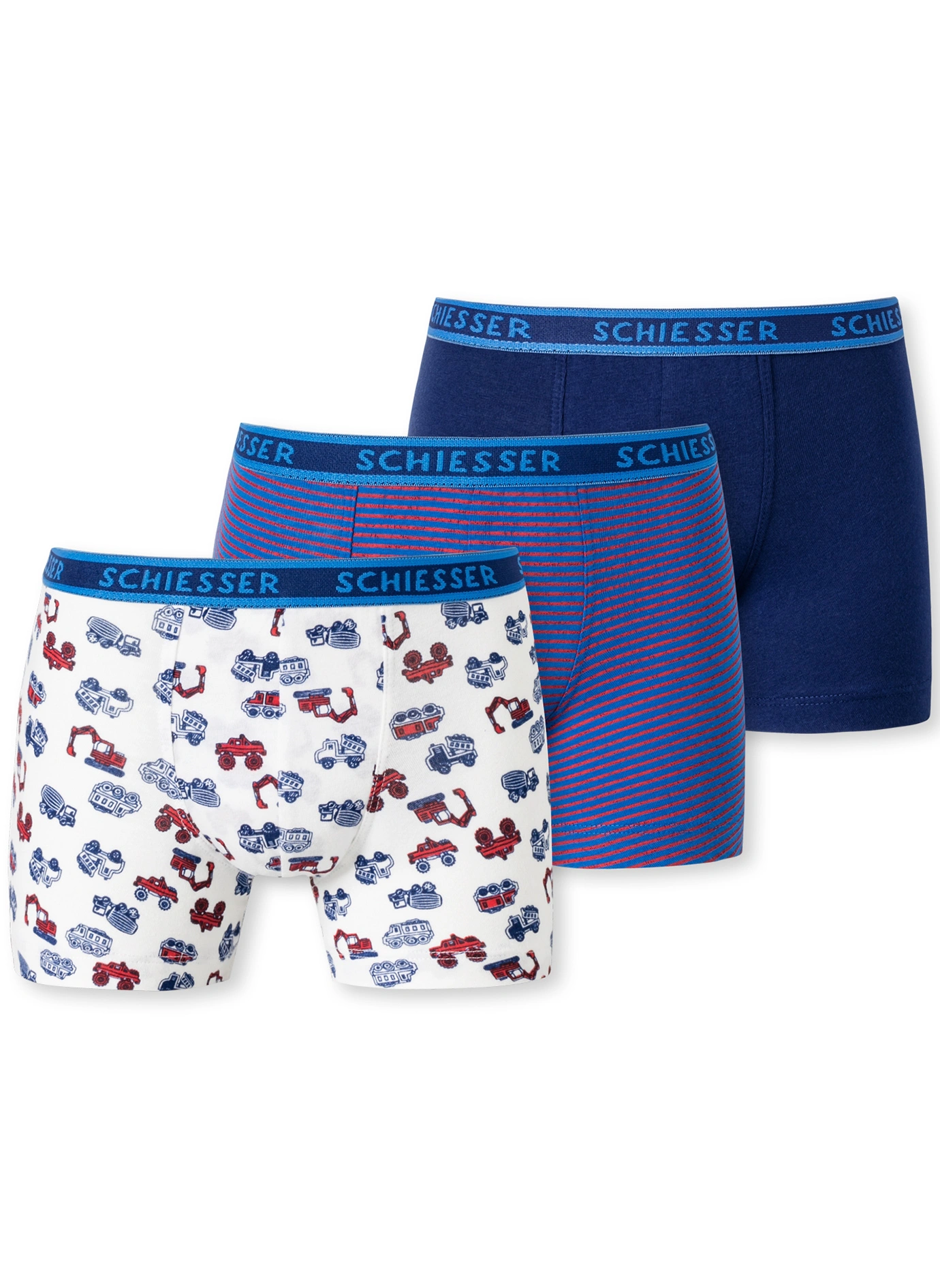 Hip-Shorts VEHICLES 3er Pack in blau