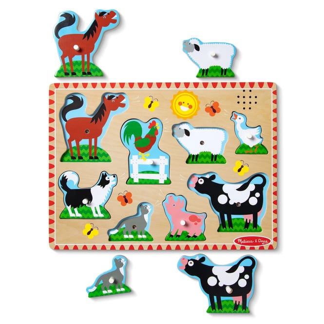 Soundpuzzle™ - Bauernhoftiere - 8 Teile