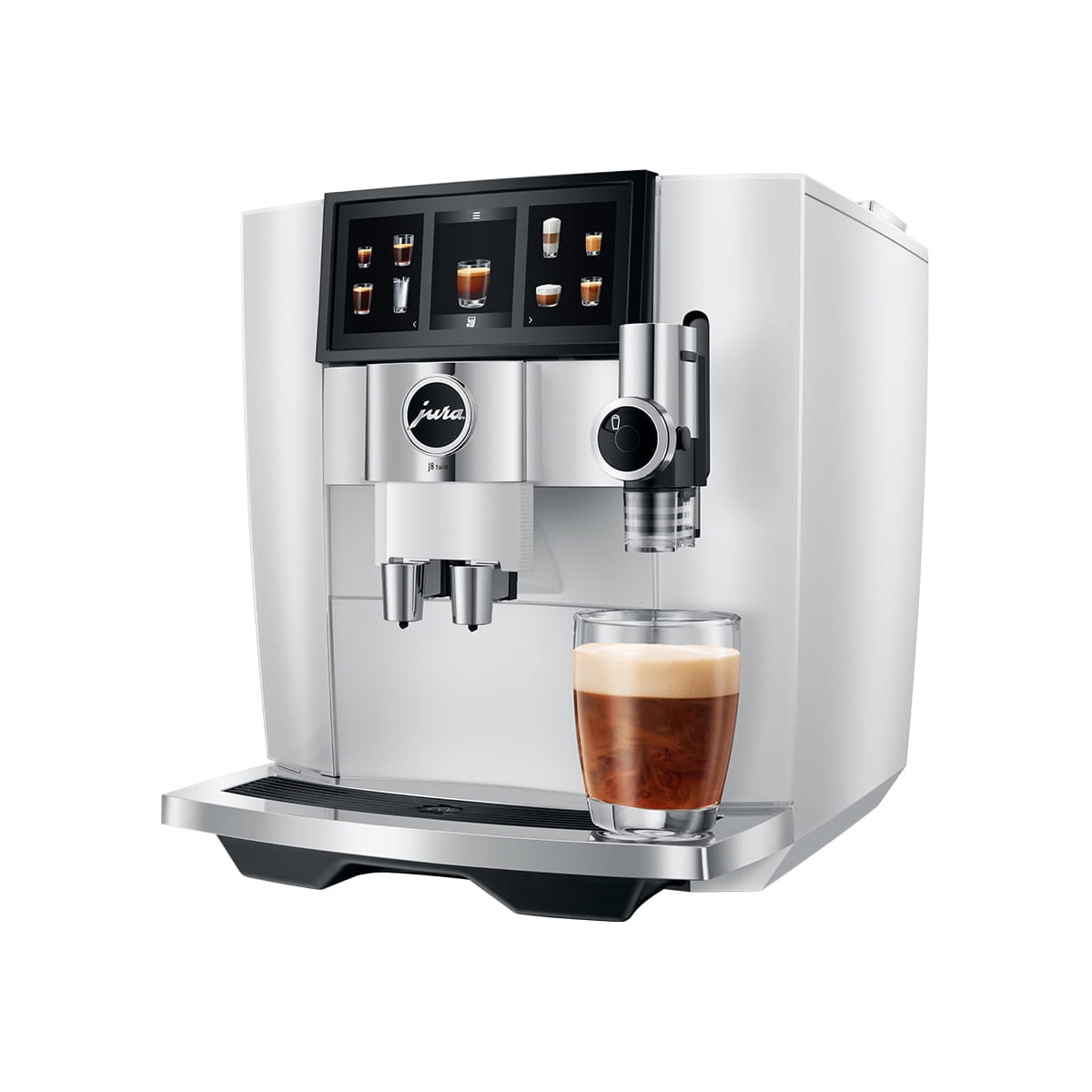 Jura J8 twin automatisk kaffemaskin 15594 (diamanthvit)