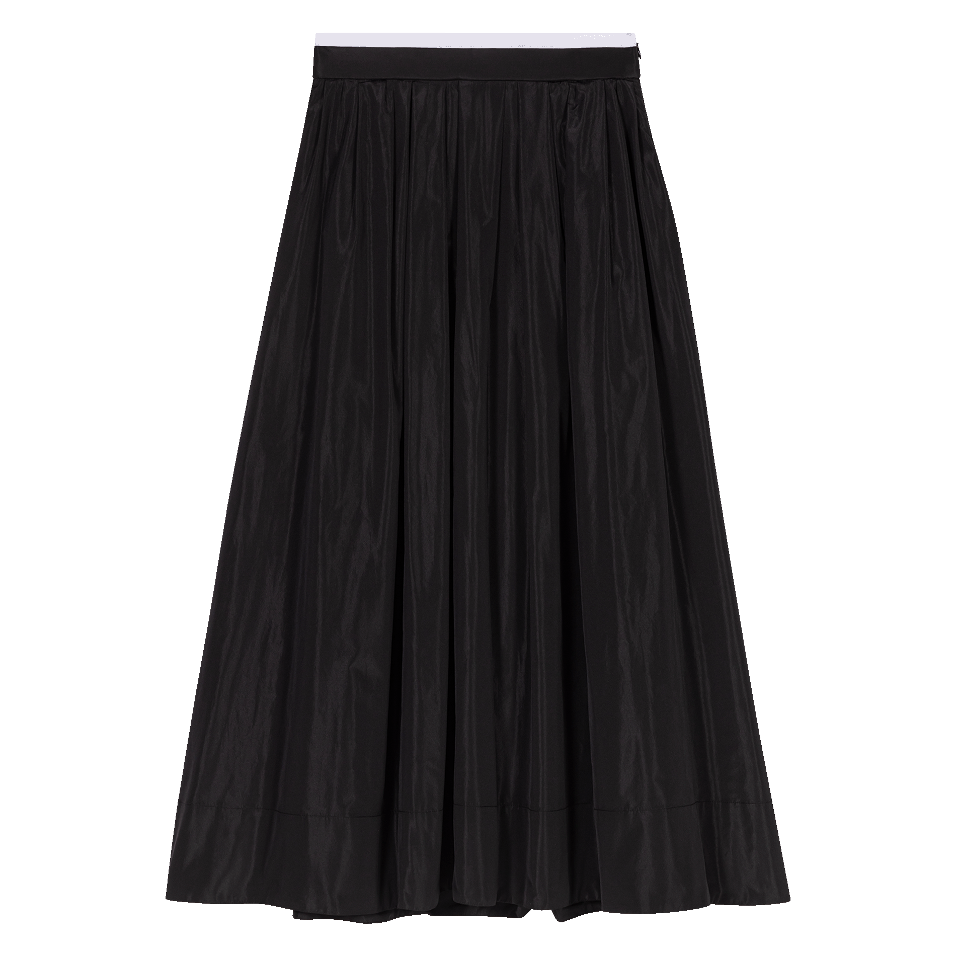 Jupe longue évasée | Noir