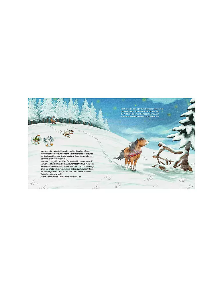 KAUFMANN VERLAG Buch - Flocke, das Weihnachtspony - Die magische Waldweihnacht keine Farbe