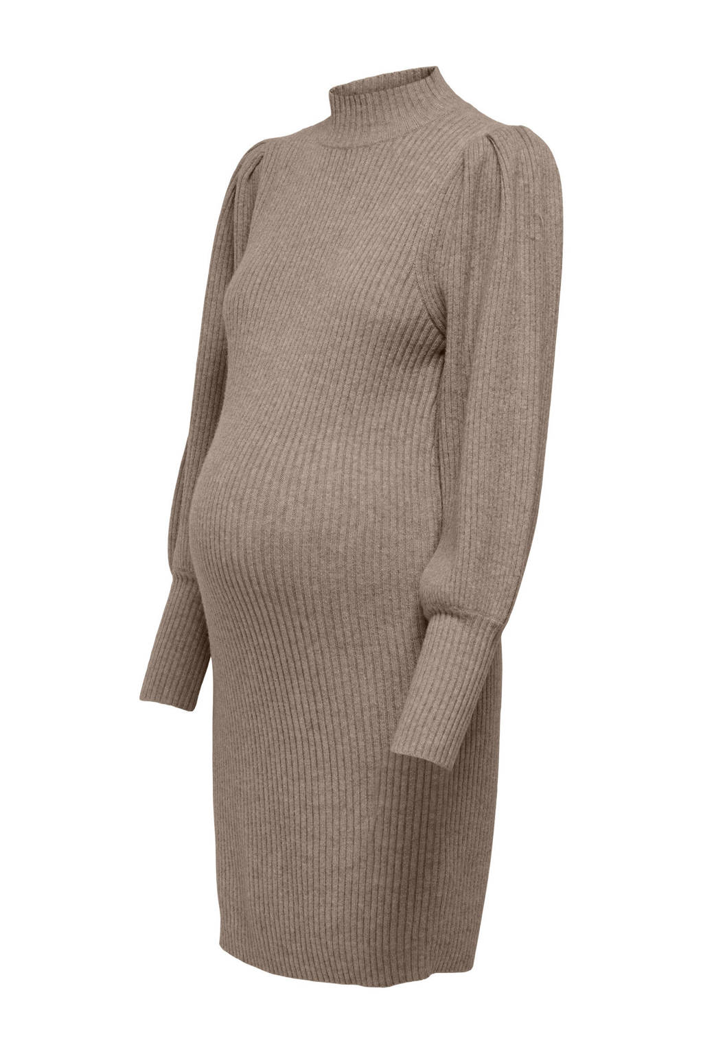 ONLY MATERNITY zwangerschapsjurk OLMKATIA taupe