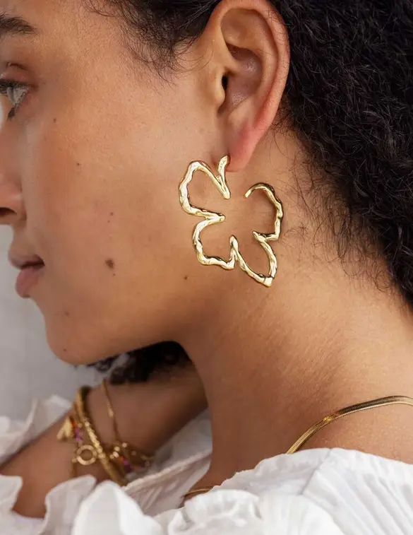 My Jewellery Statement oorbellen bloem MJ10383