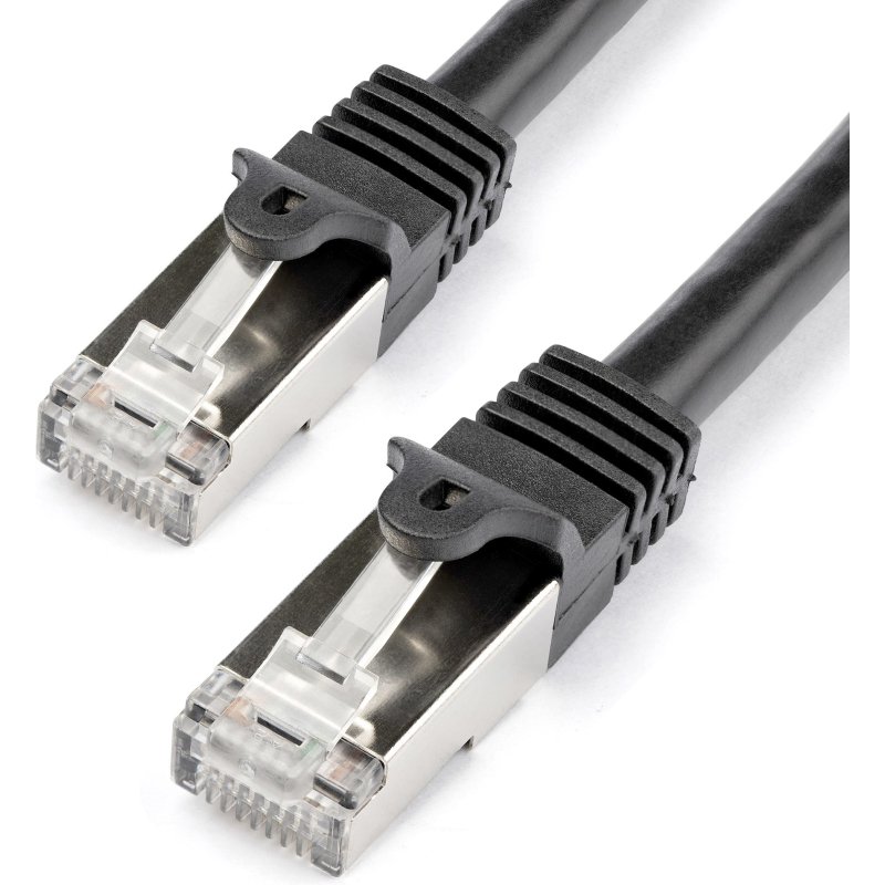 StarTech.com N6SPAT1MBK câble de réseau Noir 1 m Cat6 SF/UTP (S-FTP)