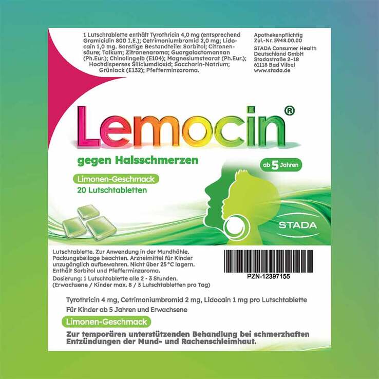Lemocin® gegen Halsschmerzen , 20 St