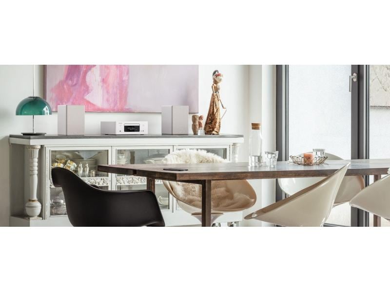 Denon Micro-HiFi Anlage CEOL N10 Schwarz HiFi Kompaktanlage mit Netzwerk- und CD-Player
