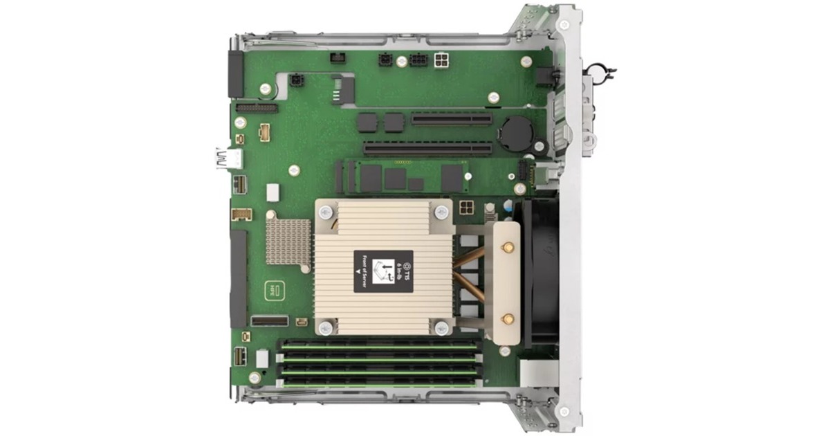 Hewlett Packard EnterpriseProLiant MicroServer Gen11 (P68819-421) serversysteem  (Zwart | Pentium Gold G7400 | 16 GB)