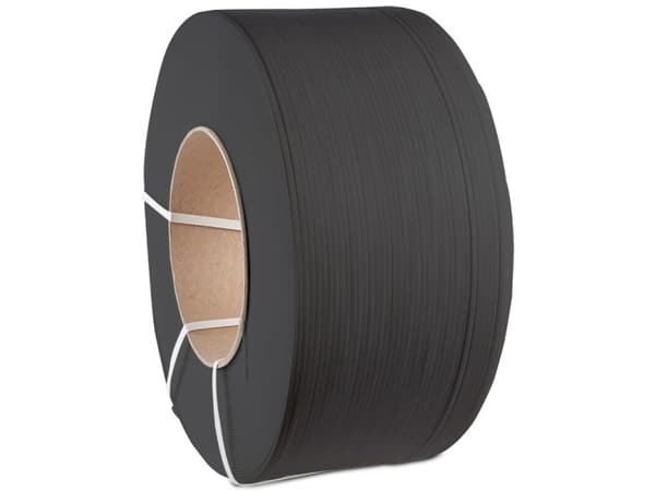 Strapbånd Master'In PP 12x0,55mm sort Ø200 3000m 120kg - (2 stk.)