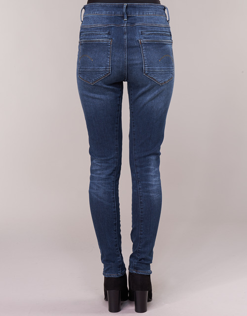 G-Star Raw - D-STAQ MID BOY SLIM - Bleu Faded Medium Aged