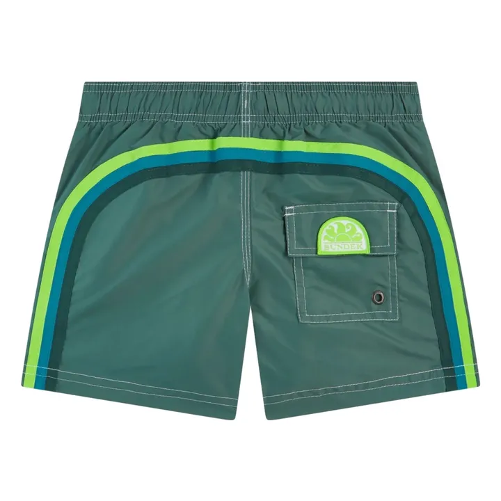 Sundek Short de Bain Board Arc | Vert kaki