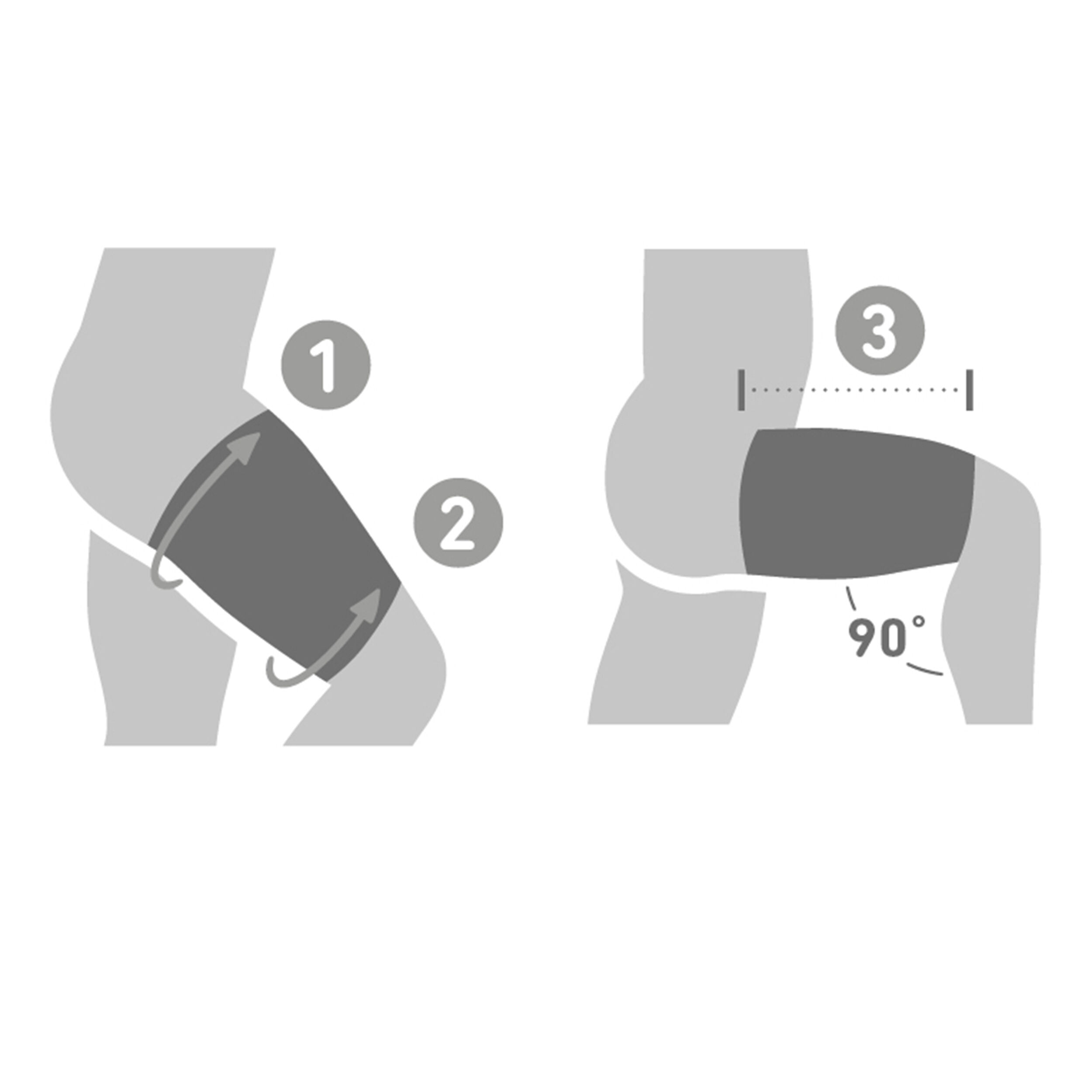 Bauerfeind Compression Upper Leg (x-long) Sleeve - Bleu