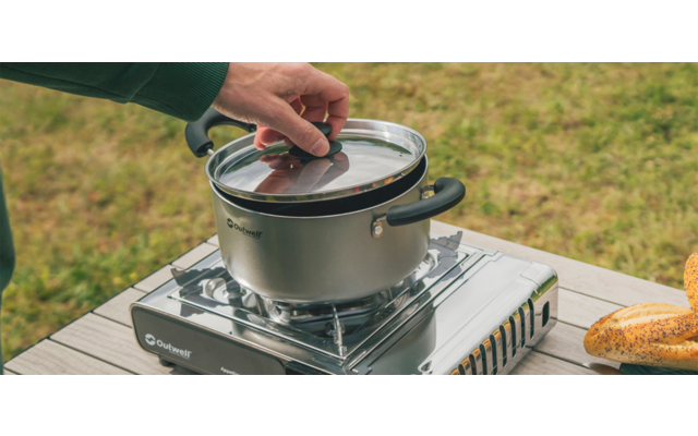 Outwell Feast Aluminiumtopf mit Keramikbeschichtung 3 Liter