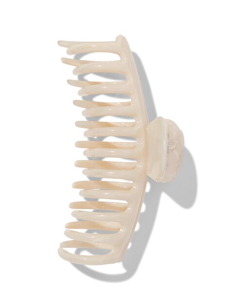 pince à cheveux 12cm marbre blanc