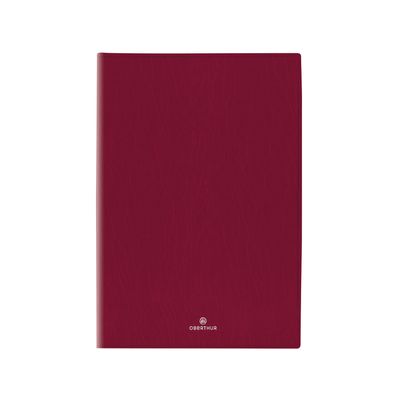 Agenda Odessa - 1 semaine sur 2 pages - 17 x 24,5 cm - bordeaux - Oberthur