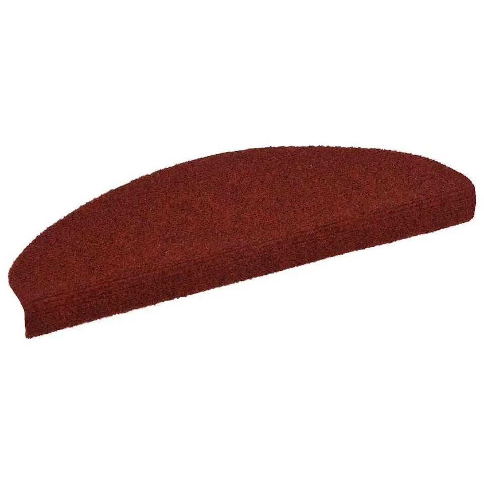 vidaXL - Trapmat - Rood - Polypropyleen - 65 x 21 x 4 cm - 5 stuks