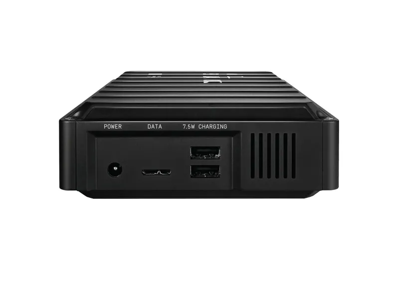 WD_BLACK D10 Game Drive WDBA3P0080HBK - Harddisk - 8 TB - ekstern (bærbar) - USB 3.2 Gen 1 - 7200 rpm - sort