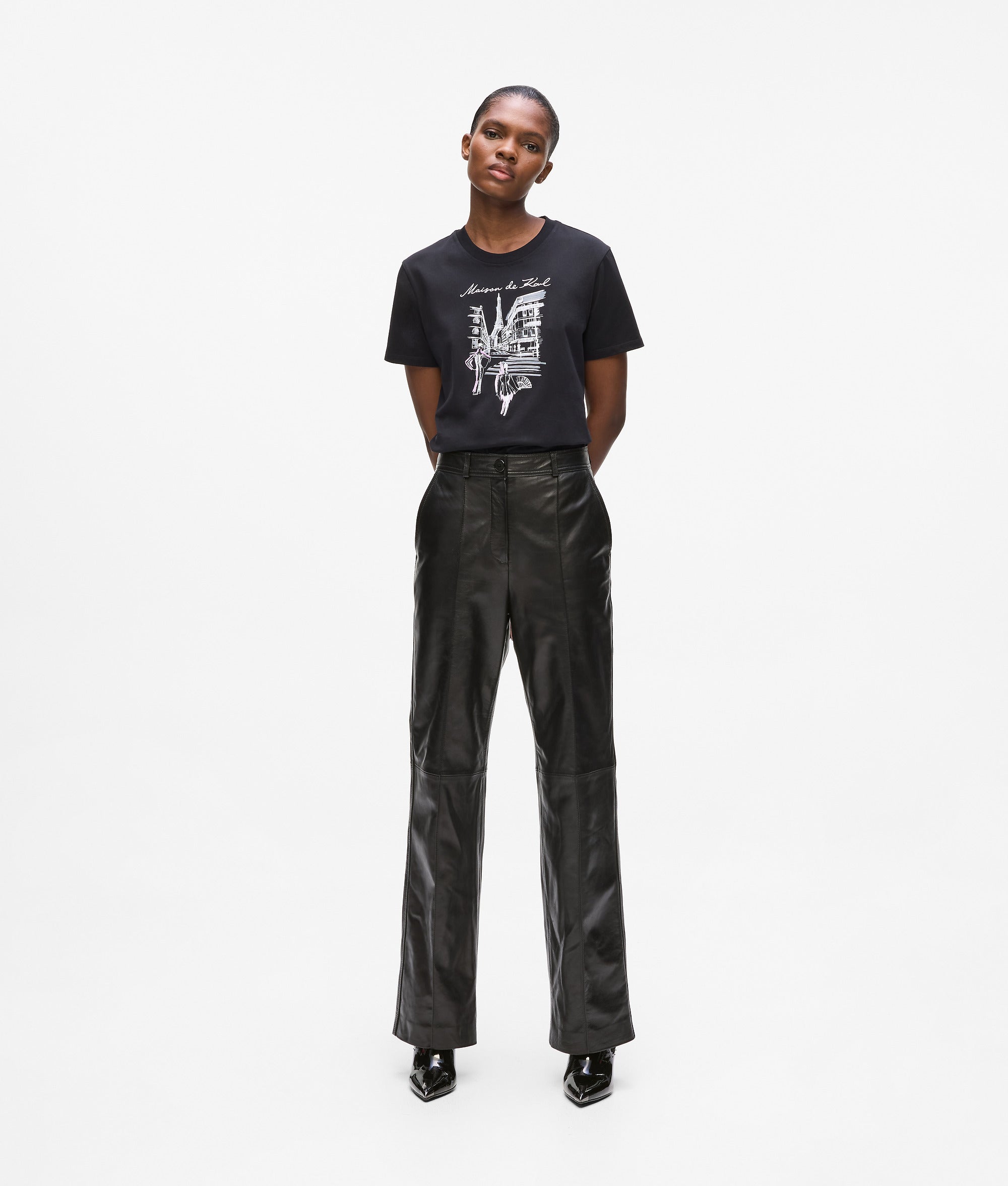 Leren broek