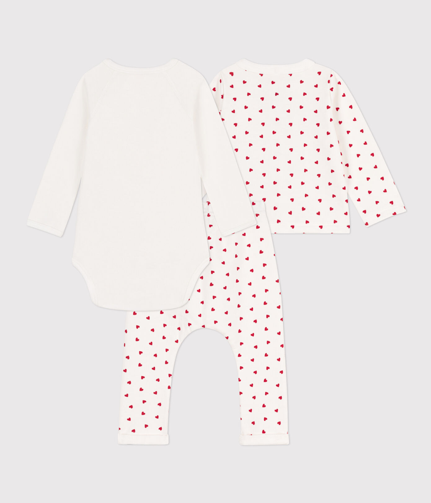 Ensemble imprimé en coton bébé