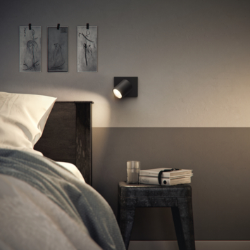 Philips Runner zwart GU10 spot