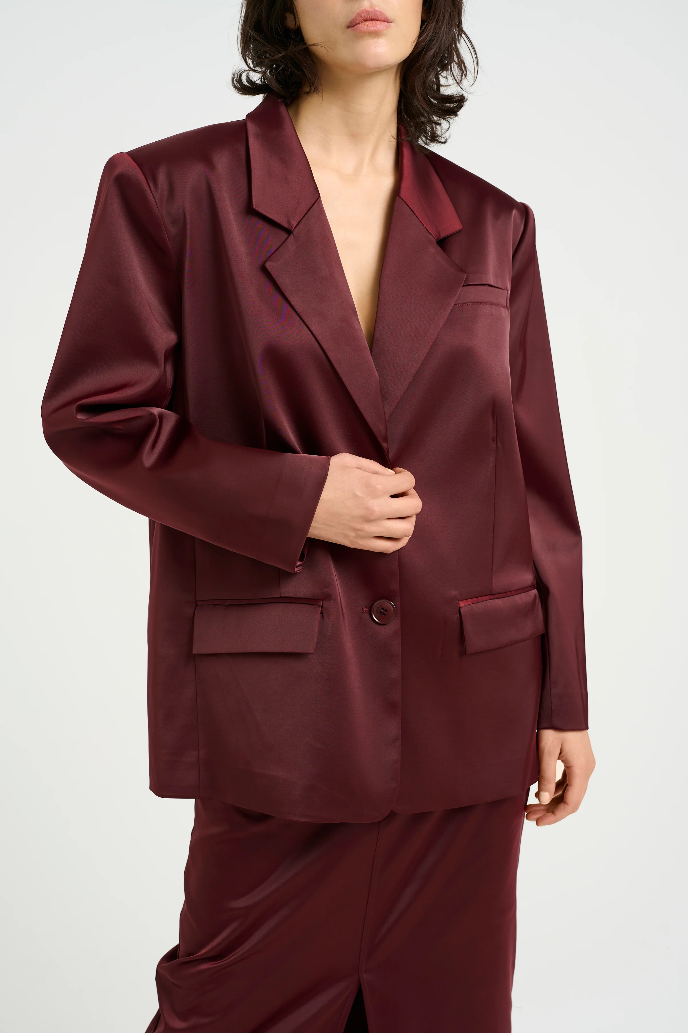 GESTUZ  YacmineGZ OZ blazer - Blood Red