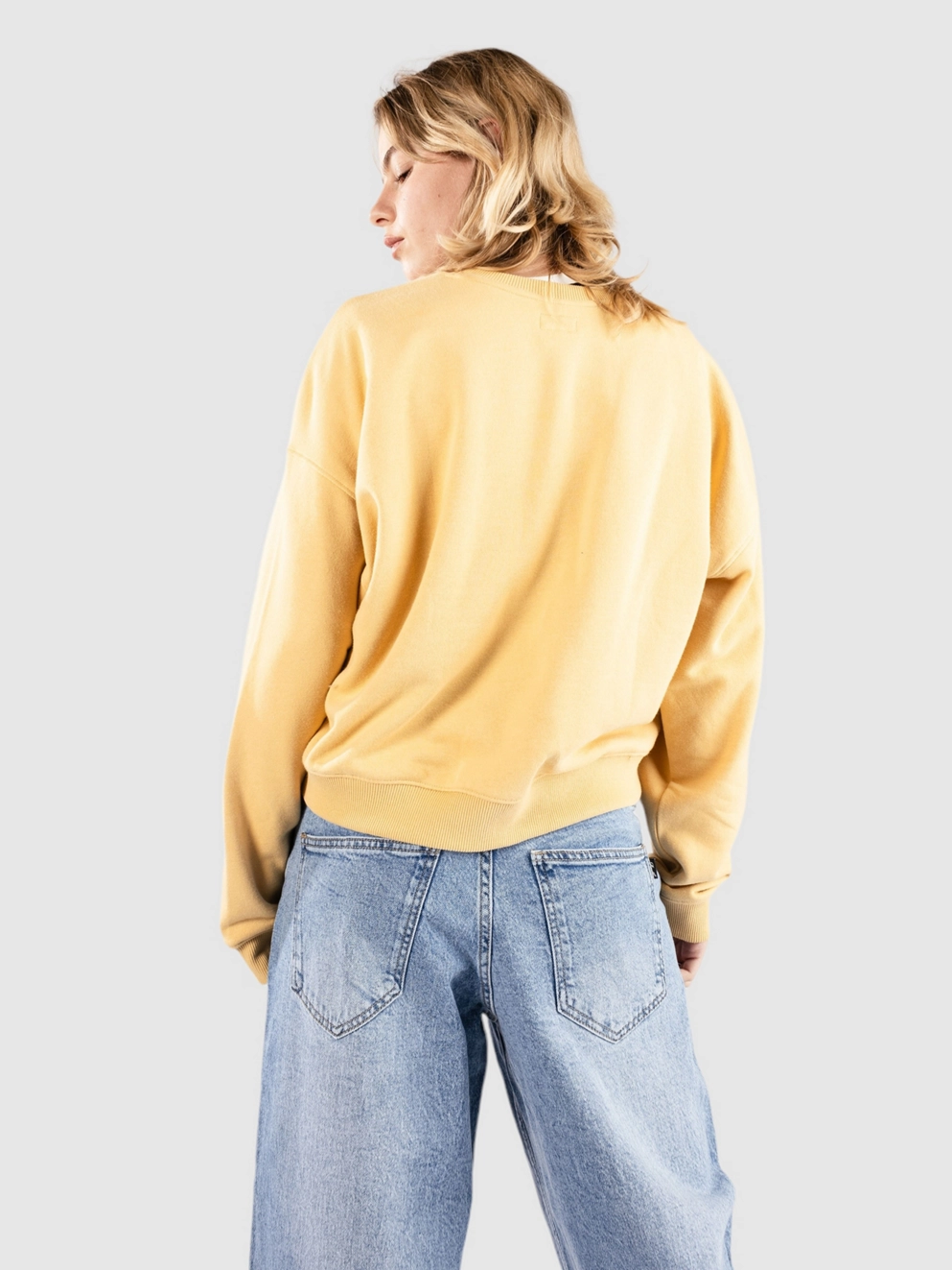 RVCA Court Crew Sweater sahara sun