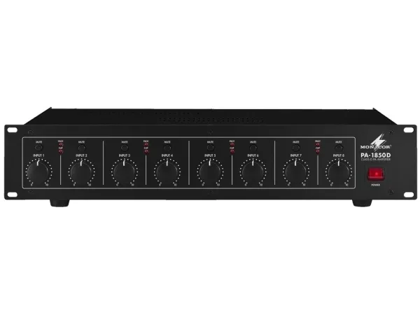 PA-1850D 8-channel class D PA amplifier